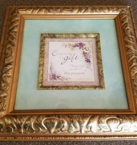 "Every day is a gift..that's why we call it the present" Wall Plaque ~ 14" x 14" - Picture 1 of 3