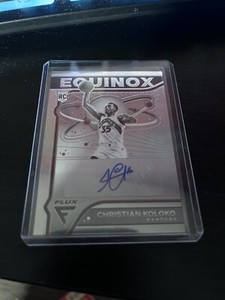 22-23 Flux Basketball Equinox Auto #EA-CKK Christian Koloko RC Auto !!! LQQK !!!