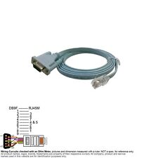 Cable Serial DB9 9-Pin Female RJ45 Male Stecker Console Cable Cisco 3081377000