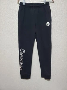 Converse Graphic Black Jogger Sweatpants Girls Junior X-Large Active Loungewear - Picture 1 of 8