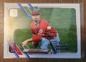 2021 Topps Employee Edition Andrew Heaney Rare Parallel #387 Rangers Card - Picture 1 of 2