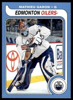 2008-09 O-Pee-Chee 1979-80 Retro Mathieu Garon Edmonton Oilers #144 R53 - Image 1 of 2