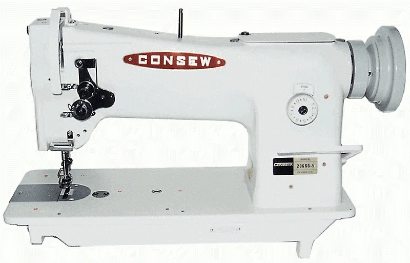 Máquina de coser Consew 206RB-5 triple alimentación, tapicería pie para caminar - solo cabezal Foto 1 de 1