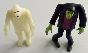 Scooby Doo Glo Glow Monster Zombie and Frankenstines Ghost Figures - Picture 1 of 7