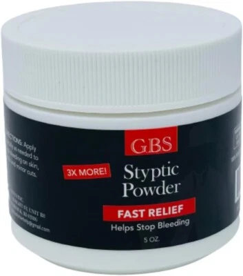 G.B.S Styptic Powder with Sealed Top + Scoop Stop Bleeding, Erste Hilfe - Bild 1 von 4