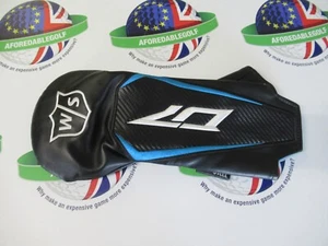 used wilson staff d7 black/blue driver head cover - Picture 1 of 2