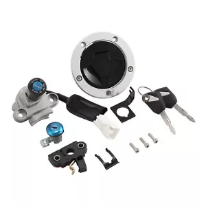Juego de llaves de tapa de gas combustible bloqueo interruptor de encendido apto para Kawasaki Z125 Pro 2017-2023 - Imagen 1 de 17