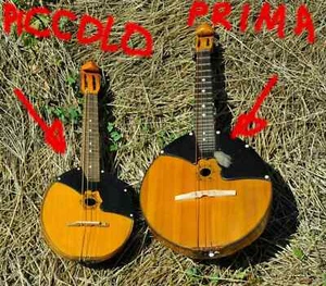Domra Piccolo 4 Saiten Original Vintage Sowjetisches Ohr Volksinstrument Ukraine - Bild 1 von 10