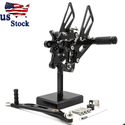 Juegos traseros CNC clavijas fotográficas para RC DK 390 250 200 2011-2017 2016 Yamaha R1 R3 R6 R125 Foto 1 de 4