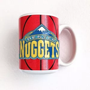 Denver Nuggets 3D Official Game Ball Basketball Coffee Mug with Ceramic Logo - Picture 1 of 4