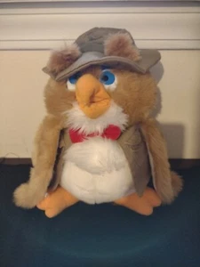 Vintage Abingdon Plush Owl 14" Hand Puppet Stuffed Animal Toy - Picture 1 of 5