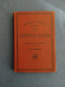 MARCILLAC-LETTERATURA FRANCESE-HOEPLI 1897 - Imagen 1 de 2