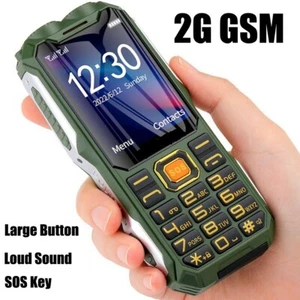 Téléphone portable senior robuste 2G GSM antichoc grand bouton SOS Elder - Photo 1 sur 13