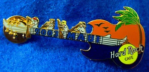 GUITARRA PARA ZURDOS MAUI HAWAII SUNSET CANOE SG GIBSON 2003 Hard Rock Café PIN - Imagen 1 de 1
