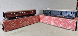 Vintage Marklin HO 346/2 Buffet Car+ 346/4 Baggage Car. Great Condition. Boxed - Picture 1 of 23