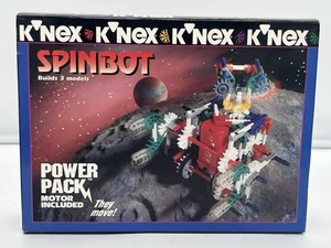 NEW Sealed K'NEX Spinbot Builds 3 models 12105 Vintage 1996 Motor Included - Picture 1 of 7