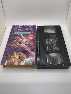 Street Fighter II: The Animated Movie (VHS, 1996, versión sin clasificación) en Org Shrink Foto 1 de 4