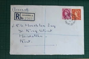 GB Wildings auf Einschreiben - St Nicholas Guildford 1954 - Bild 1 von 4