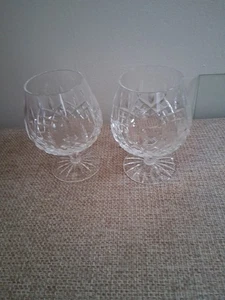 Set) of 2 Waterford Crystal LISMORE 5 1/8" Brandy Glasses/Snifters New - Picture 1 of 2