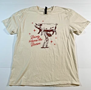 Camiseta Bring Home the Bacon Vaquera Ranchero Gildan Estilo Suave Talla Grande - Imagen 1 de 8