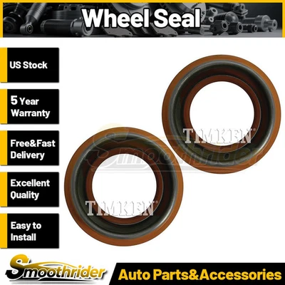 Sello de rueda trasera Timken 2 piezas para Ford F-350 Super Duty 1999-2013 2014 2015 2016 Foto 1 de 4