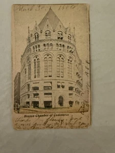 Boston Chamber of Commerce Massachusetts Postcard c1906 - Picture 1 of 2
