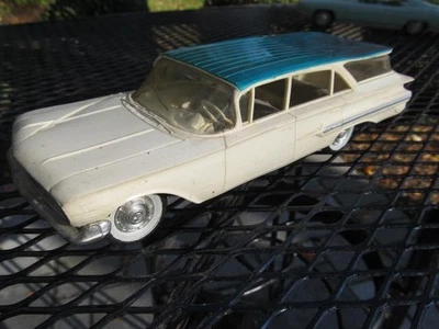 1960 Chevy Nomad Station Wagon DEALER PROMO FRICTION CAR FOR PARTS AS IS ROUGH - Image 1 of 4