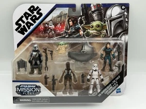 Hasbro Star Wars Mission Fleet The Mandalorian Defend The Child Figur 5er Pack  - Bild 1 von 5