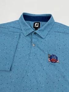 FootJoy Polo Camicia Uomo 2XL Performance Elasticizzata Motivo Geometrico - Foto 1 di 8