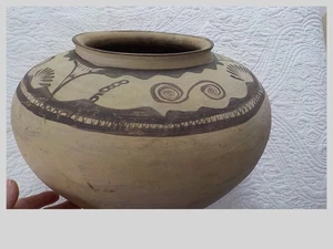 Vintage Art Deco Mexican Huastec Pottery Vessel Jar Mayan Hidalgo 13" - Picture 1 of 5