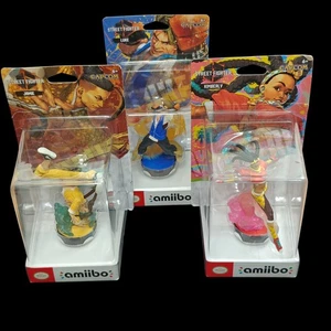 Nintendo amiibo Jamie Kimberly Luke 3pc Set Street Fighter 6 US Version NEW NIB - Picture 1 of 23
