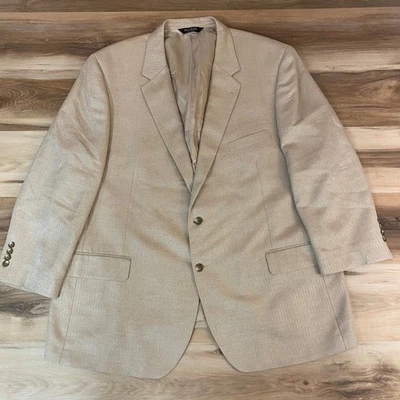 Chaqueta Blazer 52R Seda Camello Camello Colección Signature Jos A Bank Para Hombre Foto 1 de 4