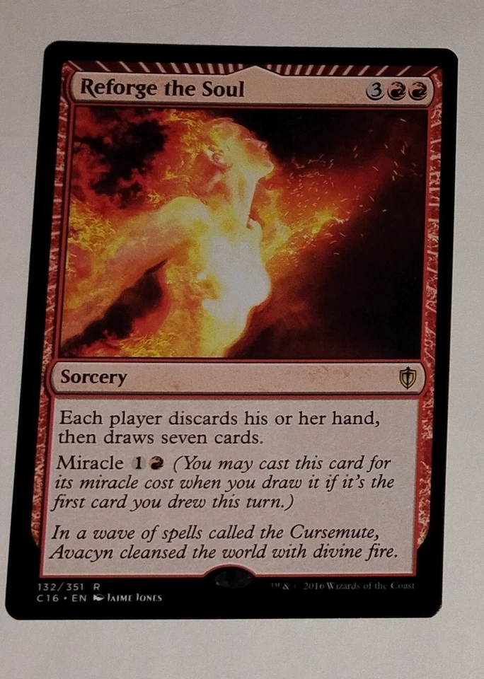 Reforge the Soul Regular  132/351 Rare Magic The Gathering Card MTG TCG 2016 - Image 1 of 2
