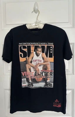 Mitchell & Ness Slam Magazine Vince Carter Men's T-Shirt - Black - Size M - '00 - Image 1 of 4