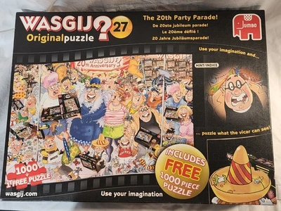 WASGIJ The 20th Party Parade #27 Original Series 1000 piezas rompecabezas + rompecabezas BONUS Foto 1 de 3