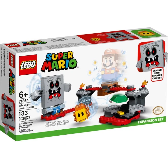 LEGO Super Mario Whomp's Lava Trouble 71364 (Damage Box- Sealed) - Image 1 of 1
