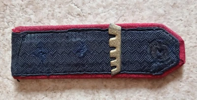 alte Uniform Deutsche Reichsbahn SBZ Schulterstück Bauwesen 51-57 Russenbretter - Bild 1 von 4