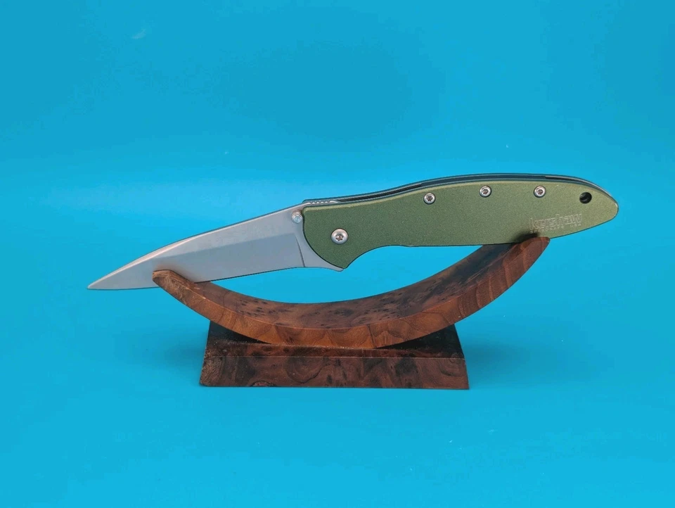 Kershaw Leek 1660OL, простой край, скорость безопасный помощь открытый складной карманный нож! - Изображение 1 из 4