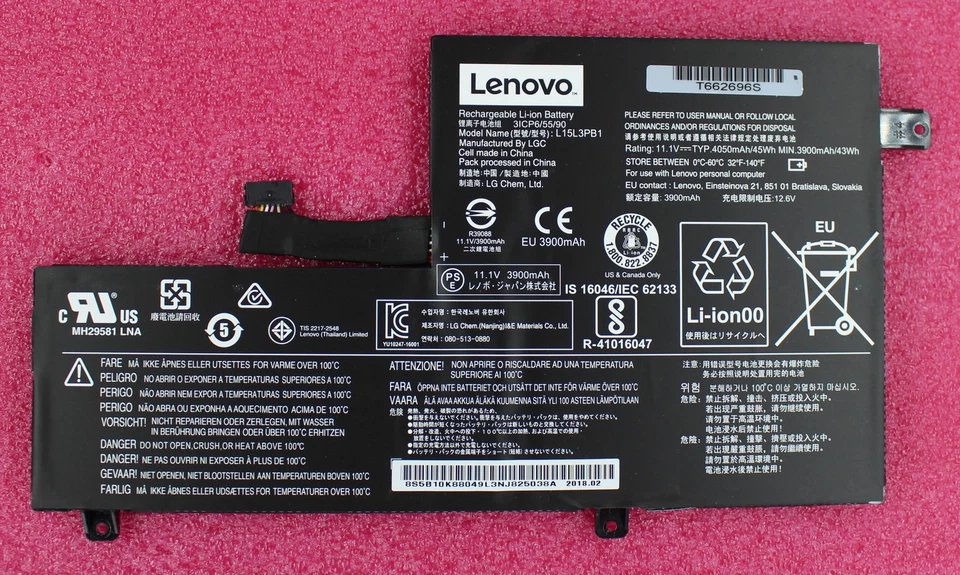 L15L3PB1 - Batería Lenovo Chromebook 43WH Foto 1 de 1