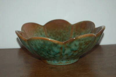 Ancienne coupe à fruit en faience - saladier - signé -  - Photo 1/3