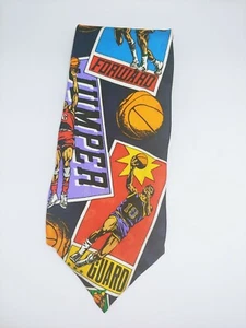 Corbata de baloncesto 100 % seda para hombre Addiction - Imagen 1 de 3