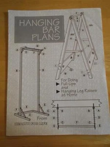 Health for Life "HANGING BAR PLANS" Instruction Build bodybuilding booklet - Picture 1 of 1