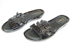 Cole Haan Women's EU Size 37 (U.S. 6/6.5) Casual Black Strappy Flat Sandals - Picture 1 of 5