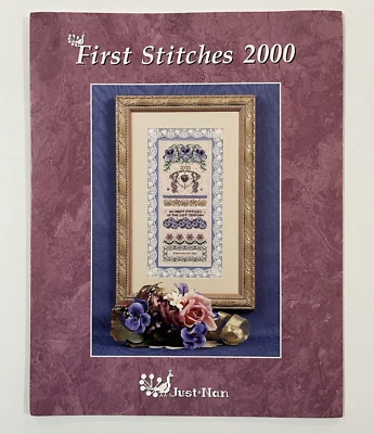 Just Nan JN065 “First Stitches 2000” (1999) Cross Stitch Pattern Only - Image 1 of 2