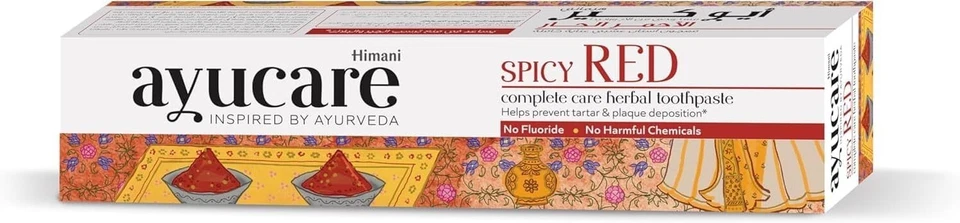 1 X Himani Spicy Rot Antibacterial Kräuterzahnpasta 150ml Natürlich Zahnpflege - Bild 1 von 1