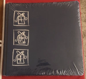 Creative Memories 12X12 HOLIDAY JOY Navy Presents Older Style Scrapbook Album - Picture 1 of 5