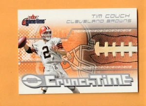 Tim Couch Cleveland Browns 2001 Fleer Game Time Crunch Time Kentucky Wildcats 7D - Imagen 1 de 2