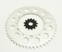 KDX220 220 Red Chain & Sprocket Black 14/48 112L Kawasaki KDX200 200 KDX220 220 Red Chain & Sprocket Black 14/48 112L Kawasaki KDX200 200