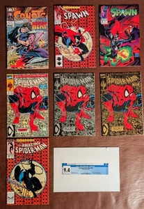 Todd McFarlane Comic Lot Spider-Man 300, Spawn 1 & 300, Torment x3, Coyote NM - Picture 1 of 22