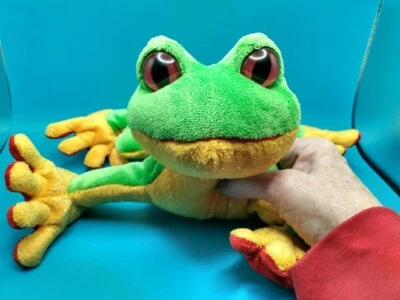 WEBKINZ Tree Frog NOS plush 10 in.  HM 109 with code tag - Image 1 of 3
